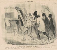 Le dernier jour de la réception des tableaux, February 20, 1846. Creator: Honore Daumier