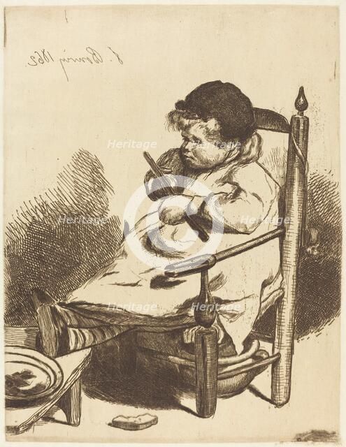 Le Dessert, 1862. Creator: Francois Bonvin.