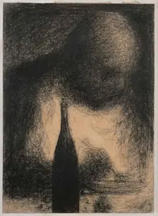 Le dîneur, c. 1883-1884. Creator: Seurat, Georges Pierre (1859-1891)