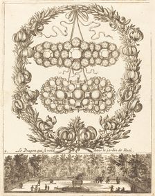 Le dragon qui se void dans le jardin de Ruel, probably 1665. Creator: François Le Febvre