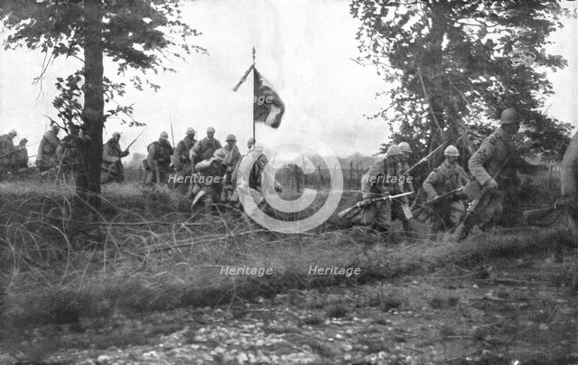 'Le Drapeau dans la bataille; communique officiel du 4 septembre (23 heures)"…, 1916. Creator: Unknown.