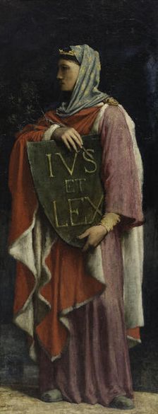 Le Droit Ecrit, 1881. Creator: Jules Elie Delaunay