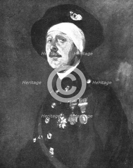 'Le duc de Rohan, capitaine de chasseurs a pied, depute du Morbihan, tue a l'ennemi..., 1916. Creator: Jean-Gabriel Domergue.