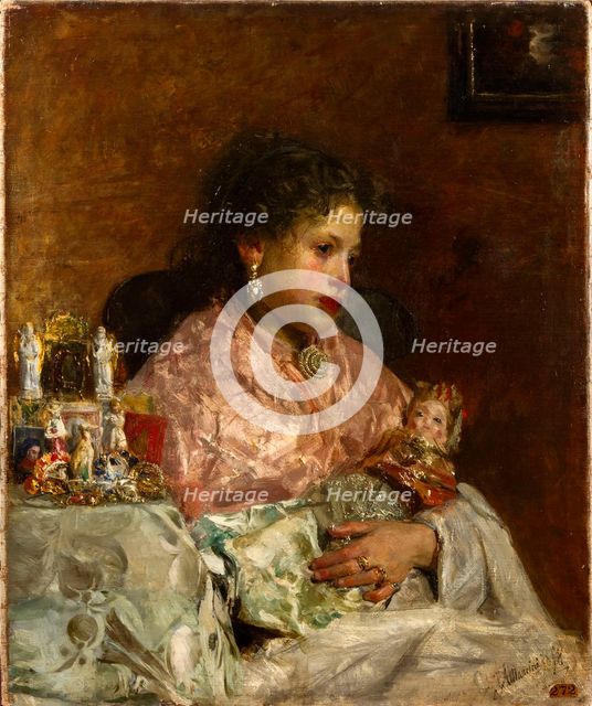 Le due bambole (The two dolls), 1876.