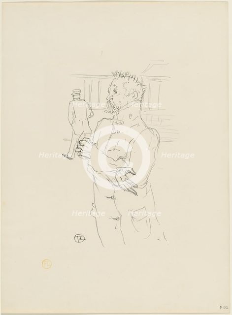 Le Fou, 1895. Creator: Henri de Toulouse-Lautrec.