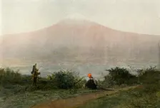 Le Fousi-Yama, Voican du Japon (Mount Fuji, Volcano in Japan), 1900. Creator: Unknown
