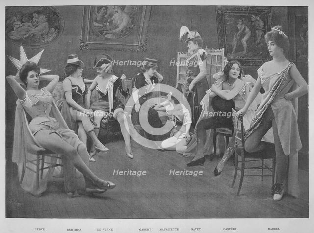 'Le Foyer Des Artistes', 1900. Artist: Unknown.