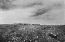 Le Fort de Vaux, repris le 2 novembre; les abords du fort de Vaux par le Sud 1916. Creator: Unknown
