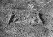 Le Fort de Vaux, repris le 2 novembre; vue oblique, en aeroplane et a faible hauteur..., 1916. Creator: Unknown