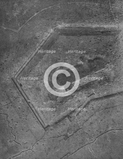 'Le fort de Douaumomt apres les bombardements allemands de fevrier dernier', 1916. Creator: Unknown.