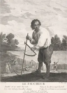 Le Faucheur (The reaper), 1749-1797. Creator: Jean-Charles Levasseur
