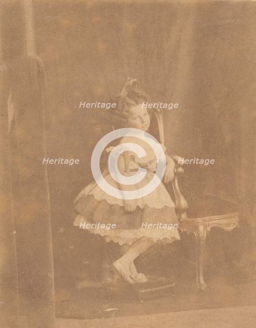 Le fauteuil, 1860s. Creator: Pierre-Louis Pierson.
