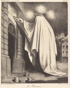 Le Fantôme...., 1835. Creator: Honore Daumier