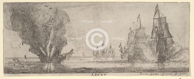 Le Feu, from The Elements, 17th century. Creator: Reinier Zeeman.