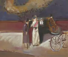 Le fiacre, 1898. Creator: Bernard, Émile (1868-1941)