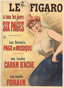 Le Figaro, 1895. Creator: Jules Cheret
