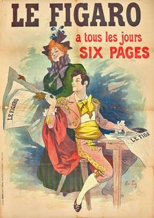 Le Figaro, 1895. Creator: Rene Pean