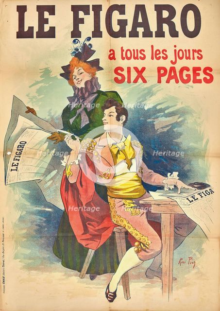 Le Figaro, 1895. Creator: Rene Pean.