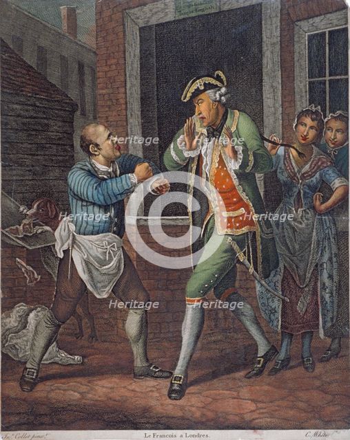 'Le Francois a Londres', 1770. Artist: C White