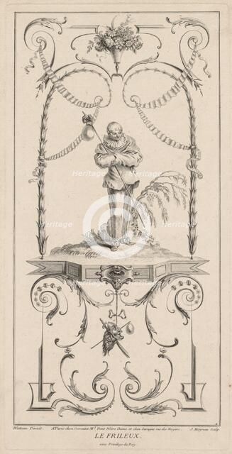 Le Frileux, Arabesque. Creator: Jean Moyreau (French, 1690-1762).