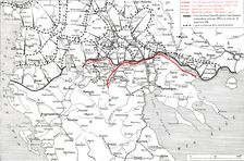 'Le Front D'Orient, de L'Adriatique a L'Egee; Le developpement des operations..., 1918. Creator: Unknown