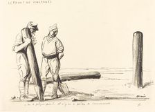 Le Front de Vincennes, 1914/1919. Creator: Jean Louis Forain