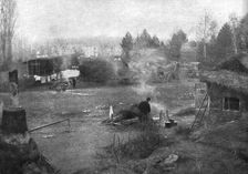 Le front pittoresque; Villages de Paillot et Terriers a flanc de coteaux 1914. Creator: Unknown