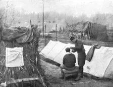 Le front pittoresque; Villages de Paillot et Terriers a flanc de coteaux 1914. Creator: Unknown
