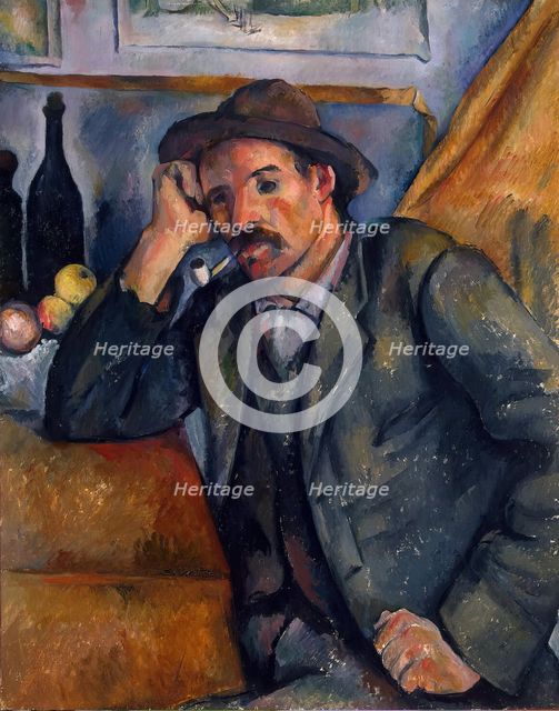 Le Fumeur de pipe (The Smoker), 1891. Creator: Paul Cezanne.