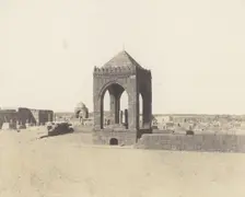 Le Kaire, Cimetière des Mamelouks, 1851-52, printed 1853-54. Creator: Félix Teynard