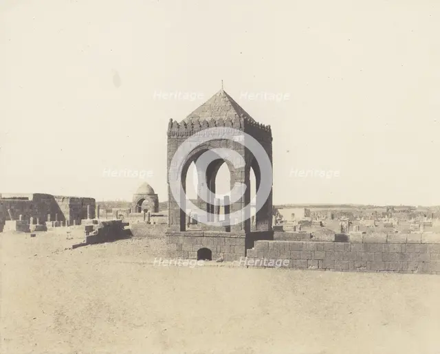 Le Kaire, Cimetière des Mamelouks, 1851-52, printed 1853-54. Creator: Félix Teynard.