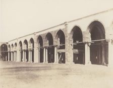 Le Kaire, Mosquée d'Amrou - Intérieur - Côté du Sanctuaire, 1851-52, printed 1853-54. Creator: Félix Teynard