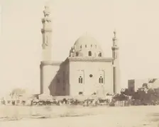 Le Kaire, Mosquée du Sultan Haçan (le Tombeau), 1851-52, printed 1853-54. Creator: Félix Teynard