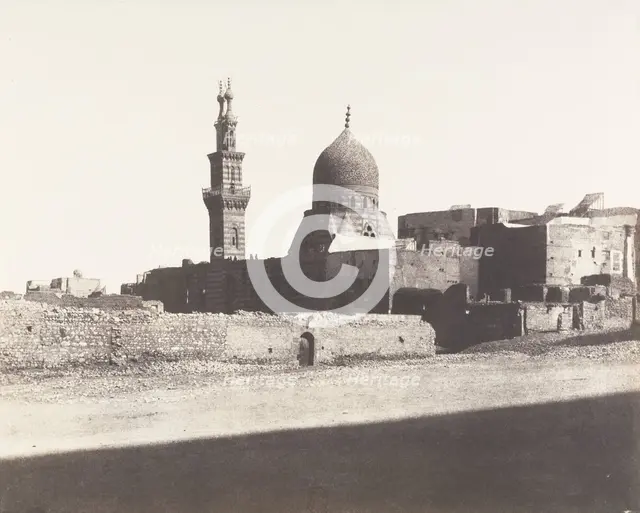 Le Kaire, Mosquée Nâcéryeh, 1851-52, printed 1853-54. Creator: Félix Teynard.
