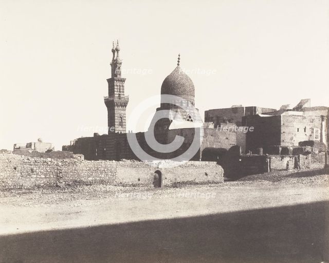 Le Kaire, Mosquée Nâcéryeh, 1851-52, printed 1853-54. Creator: Félix Teynard.