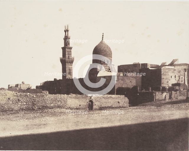 Le Kaire, Mosquée Nâcéryeh, published 1851. Creator: Félix Teynard.