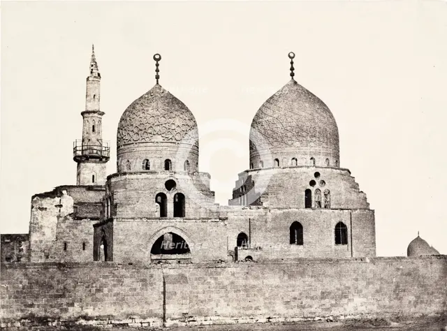 Le Kaire: Tomb of the Sultan El-Ghoury [Cairo], 1849. Creator: Maxime du Camp.