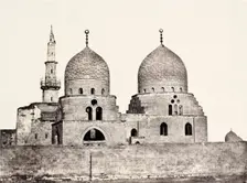 Le Kaire: Tomb of the Sultan El-Ghoury [Cairo], 1849. Creator: Maxime du Camp