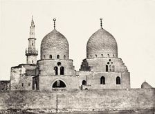 Le Kaire: Tomb of the Sultan El-Ghoury [Cairo], 1849. Creator: Maxime du Camp