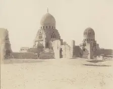 Le Kaire, Tombeaux de Sultans Mamelouks, 1851-52, printed 1853-54. Creator: Félix Teynard