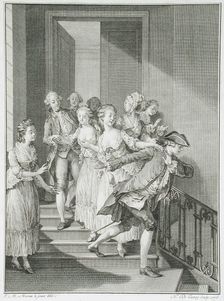 Le honte et le remords vengent l'amour outragé, 1776. Creator: Nicolas de Launay