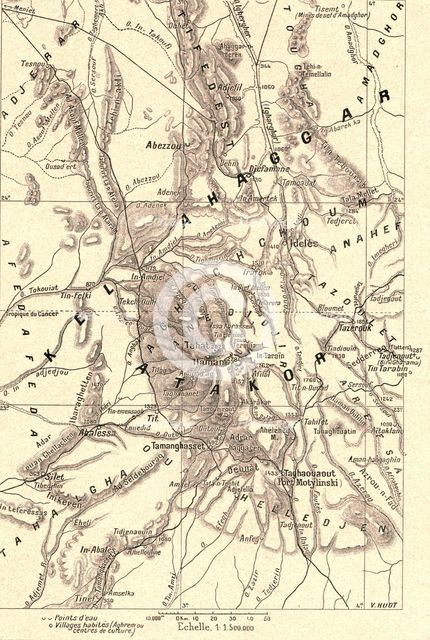 ''Le Haut Sahara, Massif de l' Ahaggar; Afrique du nord', 1914. Creator: Unknown.