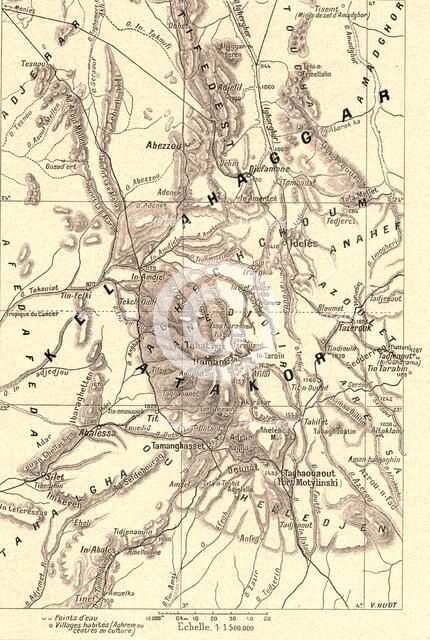 ''Le Haut Sahara, Massif de l' Ahaggar; Afrique du nord', 1914. Creator: Unknown.