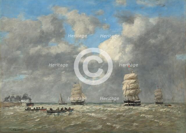 Le Havre, 1883. Creator: Eugene Louis Boudin.