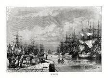 Le Havre, Normandy, northern France, 1879. Artist: C Laplante