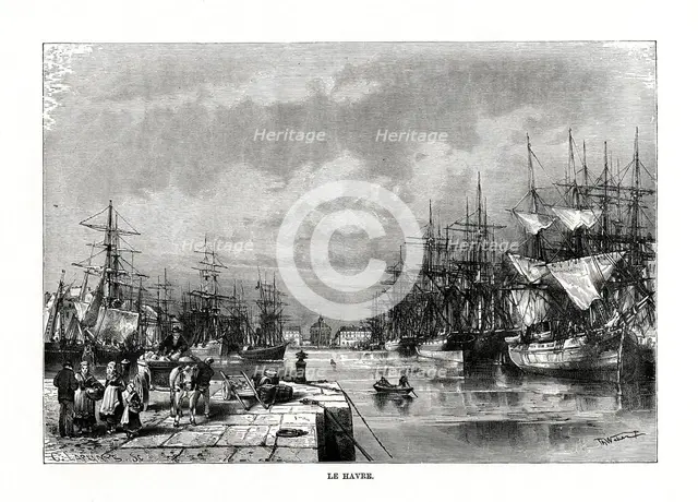 Le Havre, Normandy, northern France, 1879. Artist: C Laplante