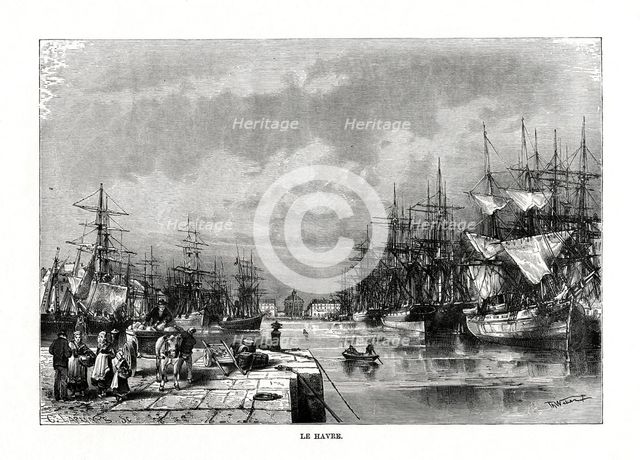 Le Havre, Normandy, northern France, 1879. Artist: C Laplante
