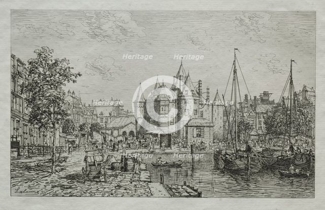 Le Haag à Amsterdam. Creator: Maxime Lalanne (French, 1827-1886).