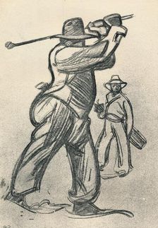 Le Joueur De Golf c1920, (1923). Artist: Maxime Dethomas