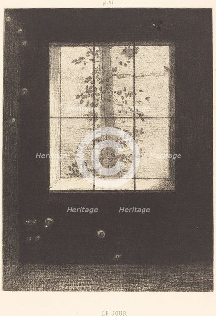 Le Jour (Day), 1891. Creator: Odilon Redon.